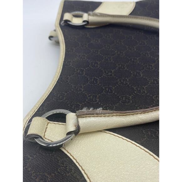 Gucci Logo Canvas Tote/Shoulder‎ Bag - Picture 12 of 12